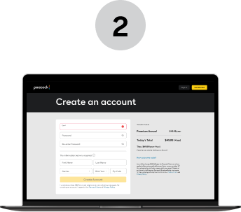Step 2: Create a Peacock Account